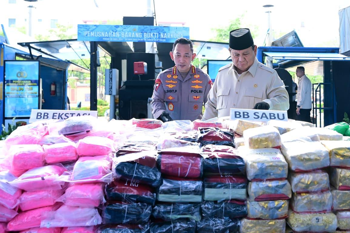 Presiden Prabowo Tegaskan Narkoba Sebagai Ancaman Besar yang Harus Diperangi
