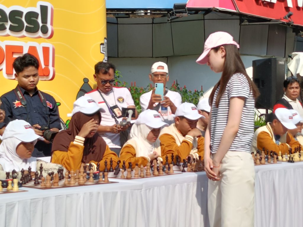JAPFA Fun Games Challenge 2025 Tampilkan Simultan dan Blind Chess Hibur Masyarakat di Car Free Day