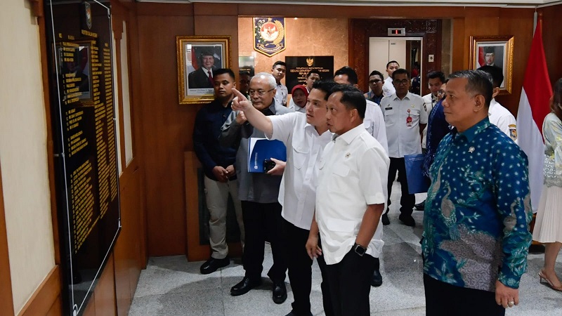 Bertemu Mendagri Tito, Menpora Erick Bahas Penyelenggaraan Sport Summit untuk Kembangkan Ekosistem Industri Olahraga