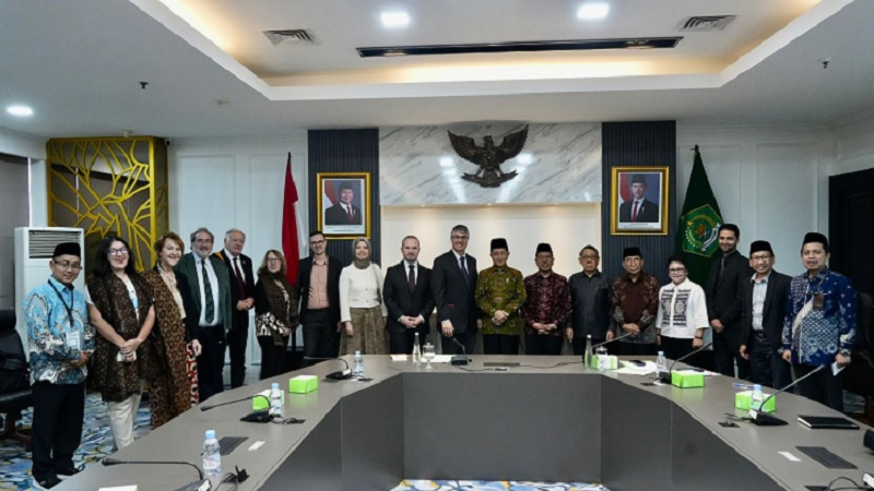Menag Nasaruddin Sampaikan Islam di Indonesia Sangat Luwes dan Menghargai Tradisi Lokal kepada Delegasi IIS Austria