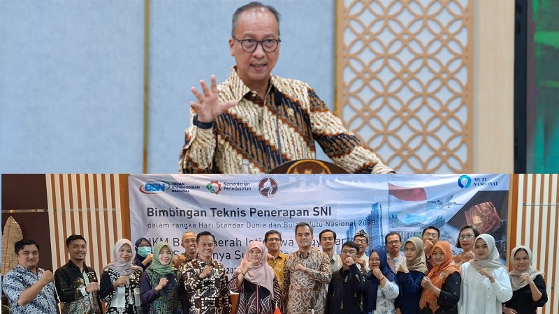 Menperin AGK Menilai Penerapan SNI Batik Perkuat Kepercayaan Konsumen dan Perluas Pasar Termasuk Ekspor