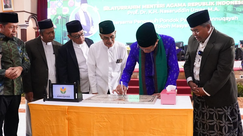 Menag Nasaruddin Apresiasi Hutan Kampus Annuqayah dan Tegaskan Pesantren Madura jadi Motor Peradaban