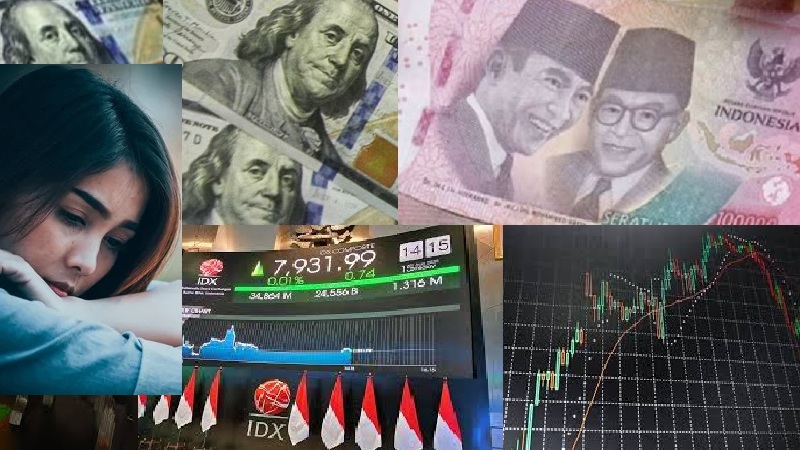 Waduh, Rupiah dan IHSG BEI Hari Ini Sama-sama Ditutup Melemah