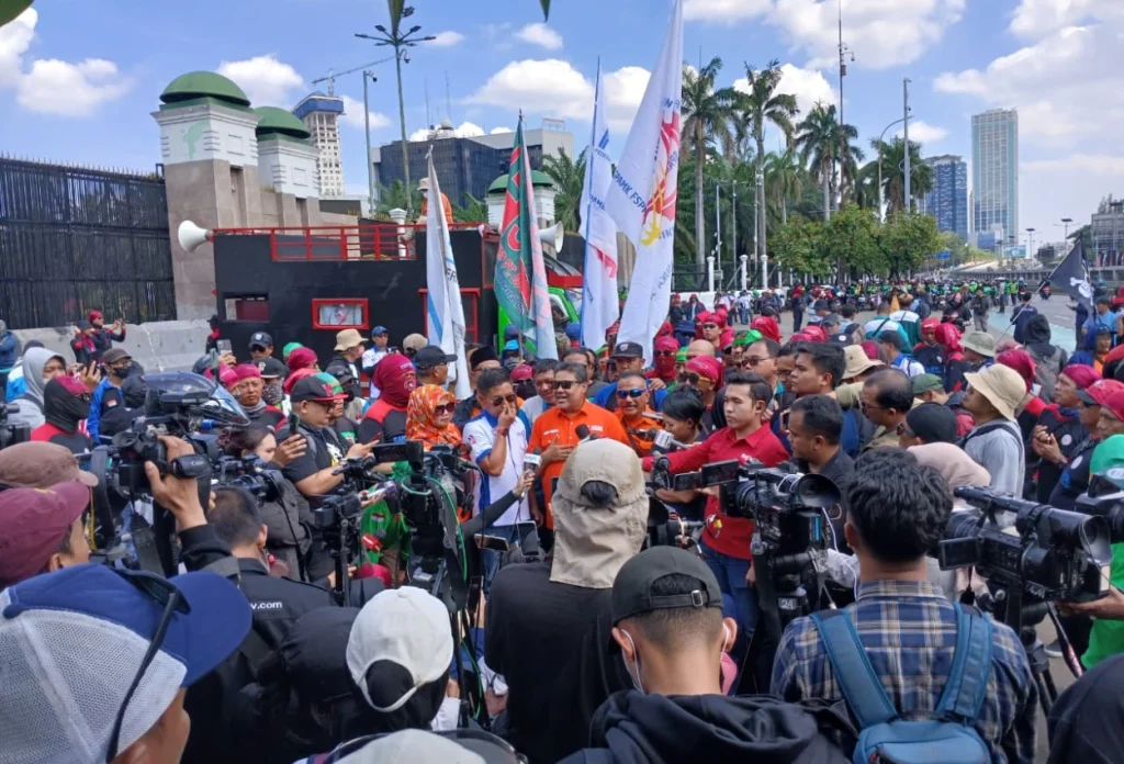 Demo Buruh Hari Ini, Hindari Kawasan Istana Negara dan DPR Senayan