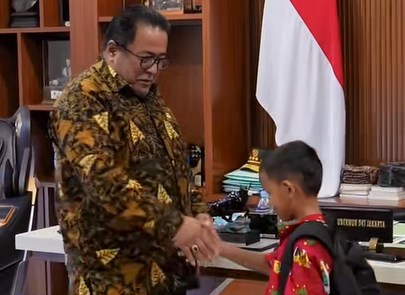 Hafithar, Bocah Viral Berangkat Sekolah Sendirian Naik KRL dari Sebelum Subuh Diundang Rano Karno