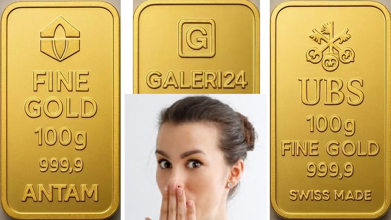 Harga Dua Produk Emas Naik, Antam atau Galeri Ataukah UBS?