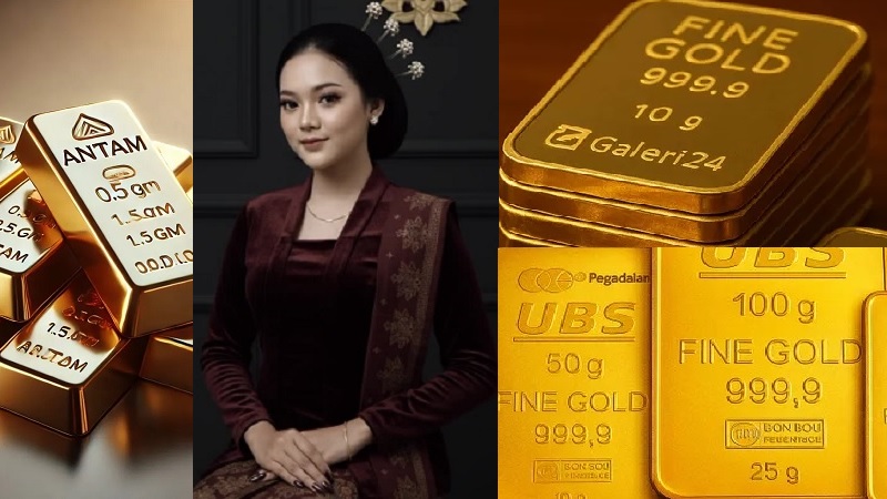 Harga Emas Antam, Galeri24 dan UBS, Seperti Roda Berputar