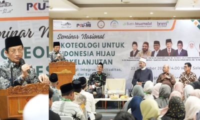 Seminar Ekoteologi, Menag Nasaruddin Tegaskan Ketika Alam Terluka, Manusia Seharusnya Turut Merasakan Penderitaannya