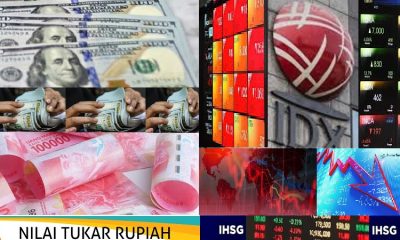 Rupiah dan IHSG BEI dari Menguat Terperosok ke Zona Merah di Penutupan Perdagangan Selasa