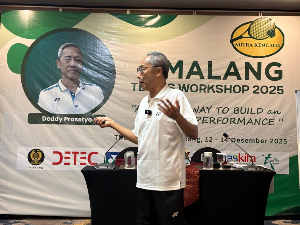 Animo Besar Pelatih Ikut Workshop Tennis Deddy Prasetyo di Malang, Pertanda Positif Lahirkan Bintang