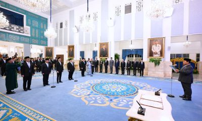 Prabowo Resmi Melantik Enam Dubes LBBP RI di Istana Negara