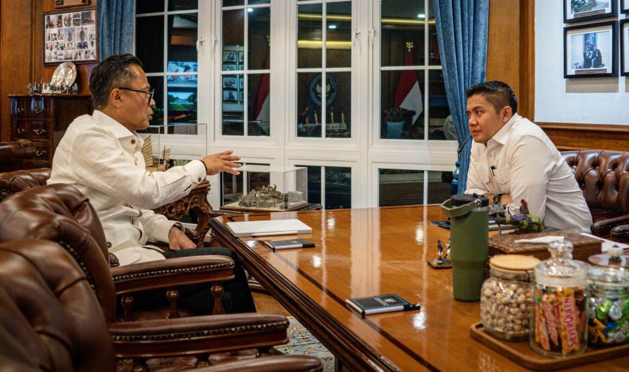 Seskab Teddy dan Kepala BP BUMN Satukan Langkah Percepat Pemulihan Pascabencana