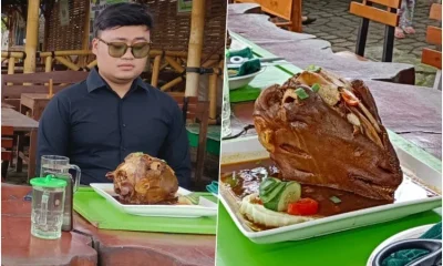 Jelang Tahun Baru, Lomba Makan Kepala Kambing Digelar di Klaten