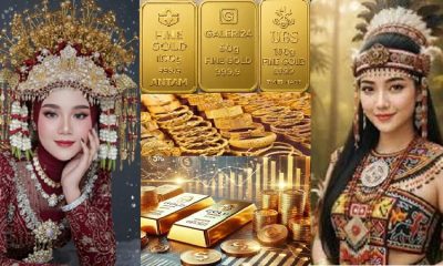 Kompak Naik, Harga Emas Antam Melejit, Galeri24 dan UBS Sedang-sedang Saja