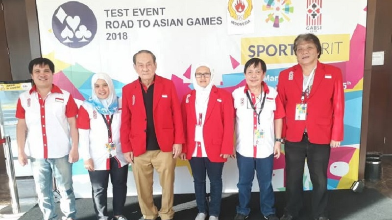 Atlet Bridge Nasional dari Djarum Bridge Club,  Stefanus Supeno (paling kanan) meninggal di Jakarta, Sabtu (17/1/2026)