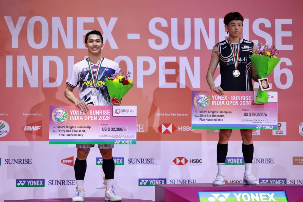 Rekap Hasil India Open 2026: Banyak Tertekan dan Sedikit Buru-buru, Jonatan Christie Harus Akui Lin Chun-Yi di Final