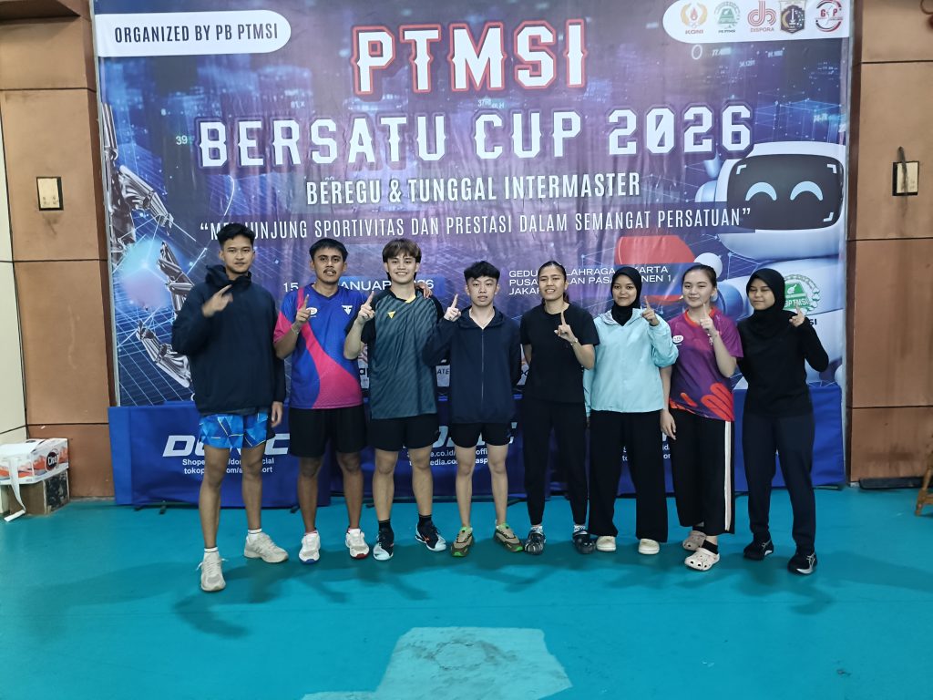 Rekap Hasil PB PTMSI Bersatu Cup I/2026: SIM Sports Lampung Kawinkan Gelar Putra Putri