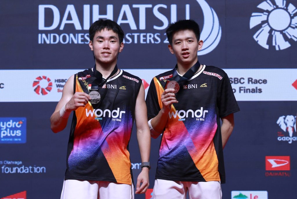 Rekap Hasil Indonesia Masters 2026: Kesulitan Adaptasi Lapangan, Ganda Muda Raymond/Joaquin Finis Runner Up