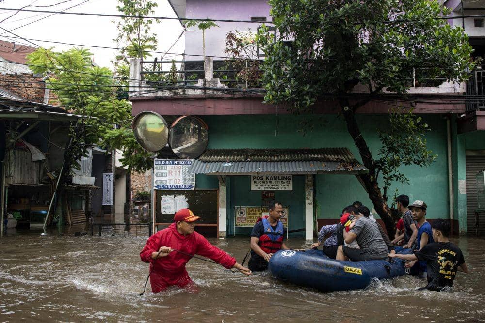 Banjir Jakarta 24 Januari 2026, Ketinggian Genangan Air di Cawang Capai 2 Meter Lebih