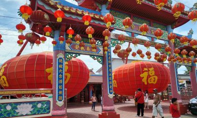 Permintaan Lampion Raksasa Meningkat Jelang Imlek 2026, Bengkel Dekorasi di Tangerang Kebanjiran Order