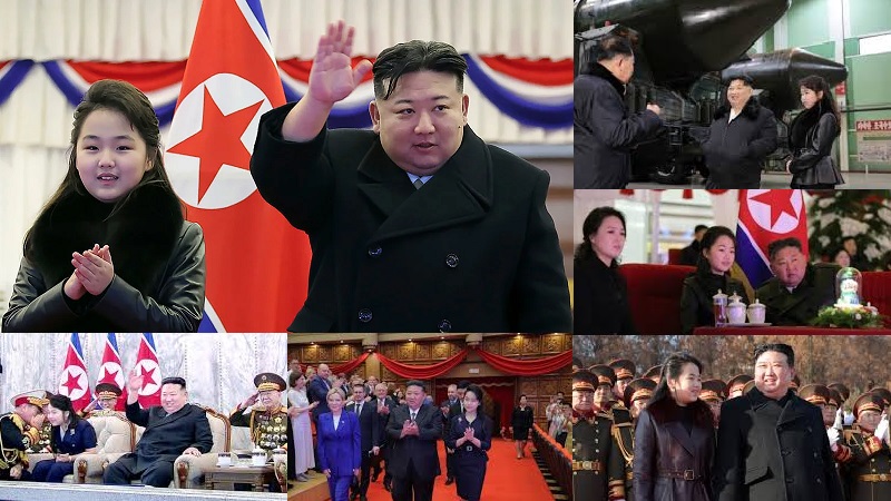 Pemimpin Korea Utara Kim Jong Un mulai menyiapkan putrinya, Kim Ju Ae, sebagai penerus kepemimpinannya, dengan selalu mengajak sang putri tampil dalam acara-acara penting kenegaraan termasuk meninjau pabrik senjata nuklir andalan negeri tersebut