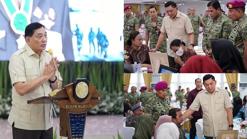 Kunjungi Mako Kormar, Menhan Sjafrie Sampaikan Duka Cita Mendalam kepada Keluarga 23 Prajurit yang Gugur di Cisarua