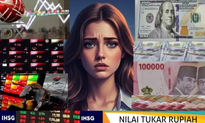 IHSG Memerah, Rupiah Masih Loyo Makin Dekati Rp17.000 Perdolar Amerika Serikat
