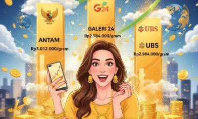 Rekor Baru! Harga Emas Antam, Galeri 24, dan UBS Kompak "Terbang" Tinggi