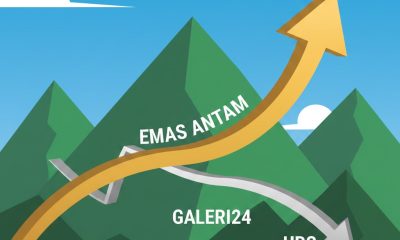 Harga Emas Antam Unjuk Gigi, Galeri24 dan UBS Terkoreksi