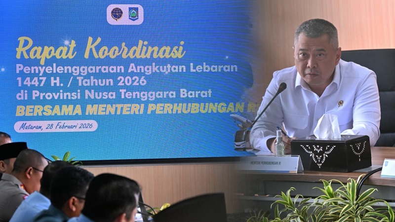 Angkutan Lebaran: Menhub Dudy Temui Gubernur NTB Singgung Pelabuhan Lembar sebagai Simpul Tersibuk