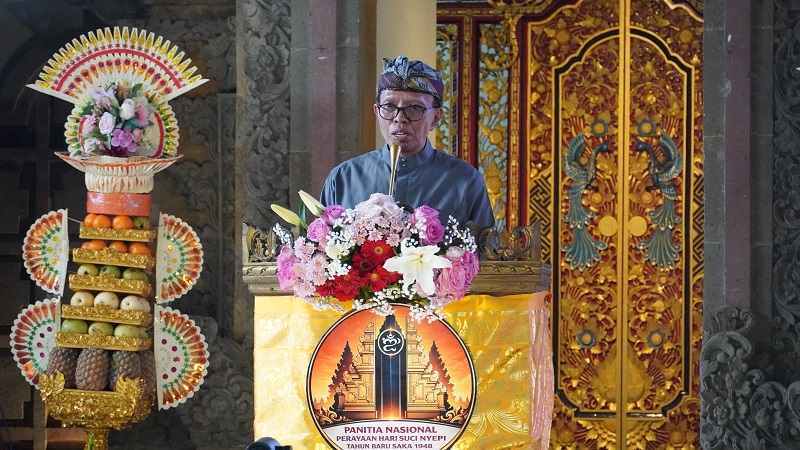 Dirjen Bimas Hindu I Nengah Duija, pertemuan momentum Nyepi dan Idulfitri tahun ini memiliki makna spiritual tersendiri