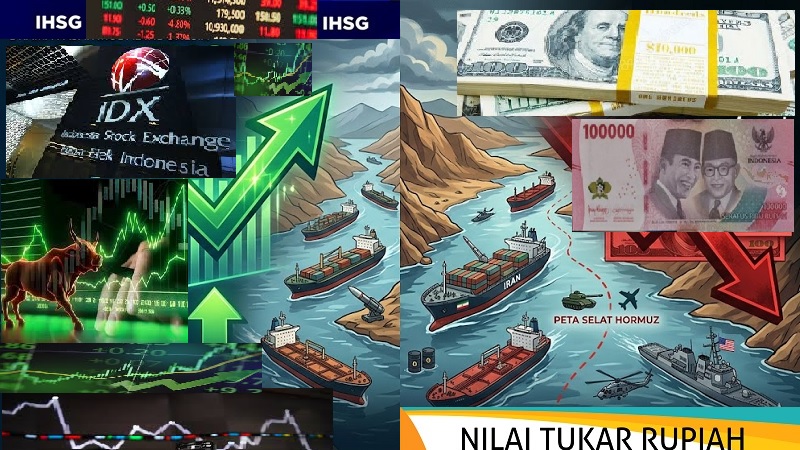 Indeks Harga Saham Gabungan (IHSG) melaju kencang penuh optimisme, sementara nilai tukar Rupiah justru harus rela tertahan di zona merah akibat tekanan global.