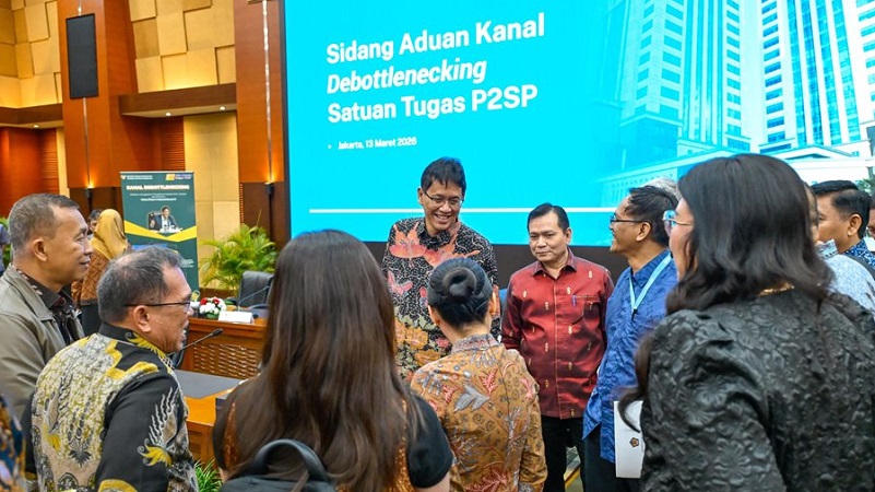 Menteri Keuangan (Menkeu) Purbaya Yudhi Sadewa memimpin jalannya Sidang Debottlenecking yang ke-5 pada Jumat (13/03) di kantor Kementerian Keuangan Jakarta. Sidang ini membahas sejumlah persoalan perizinan dan hambatan investasi yang dihadapi pelaku usaha di berbagai sektor. 