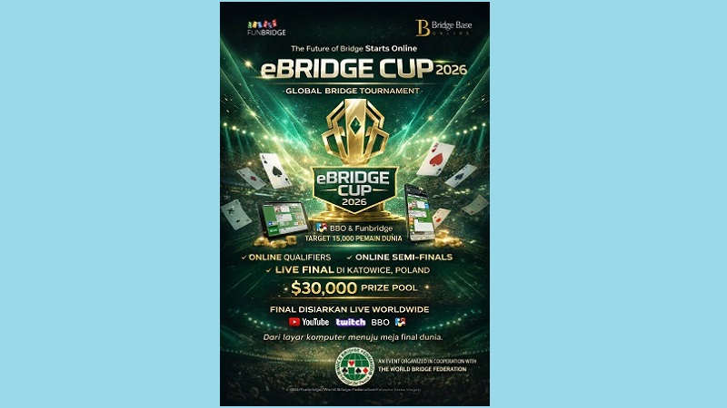 Jika berhasil, eBridge Cup bukan sekadar turnamen namun bisa menjadi model masa depan kompetisi bridge global.