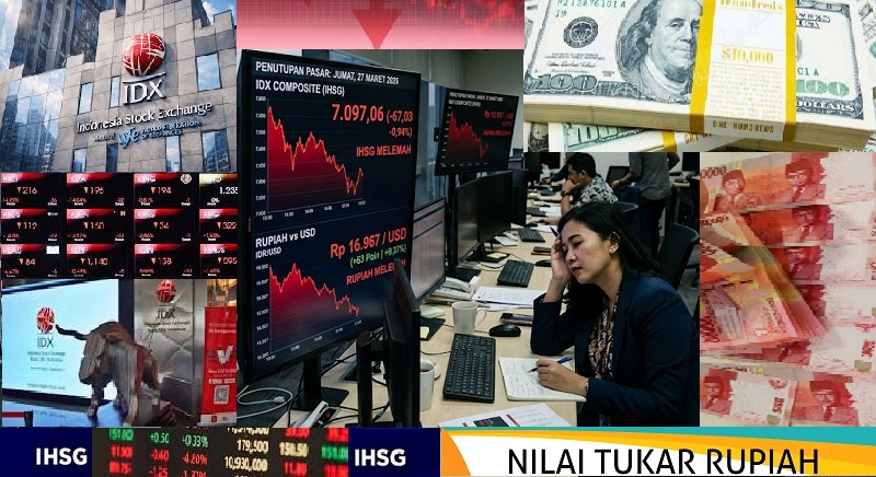 Akhir Pekan Kelabu: IHSG dan Rupiah Ambruk di Tengah Badai Global