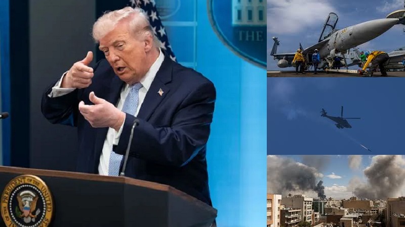 Sesumbar Lumpuhkan Iran dalam Satu Malam, Trump Menolak Mengatakan akan Akhiri atau Tingkatkan Serangan