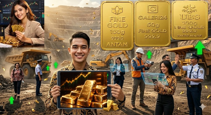 Emas PT Aneka Tambang (Antam), Galeri24 dan UBS mengawali bulan April 2026, dengan pergerakan yang sangat dinamis pada pasar logam mulia, Rabu (1/4/2026). 