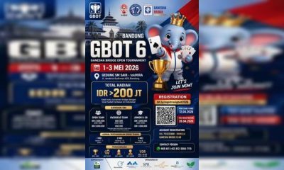 Lewat GBOT 6, Bandung Tegaskan Peran sebagai Pusat Kegiatan Bridge Nasional