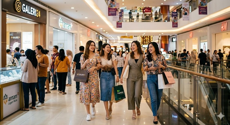 Harga emas PT Aneka Tambang (Antam), Galeri24 dan UBS, Sabtu (4/4/2026), yang stagnan dan menurun menjadi kabar gembira bagi yang ingin membeli emas di akhir pekan. (AI)