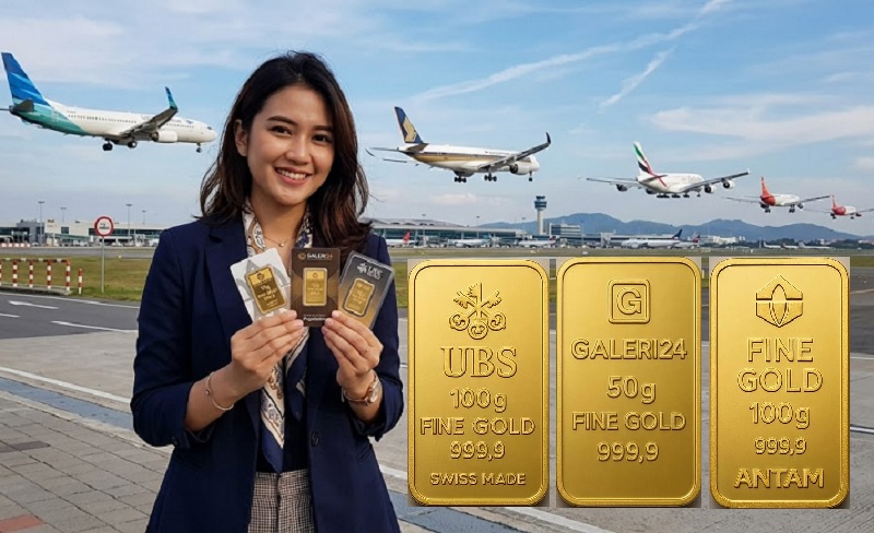 Membuka awal pekan, harga emas PT Aneka Tambang (Antam), Galeri24 dan UBS kompak menurun berjamaah, Senin (13/7/2026) 