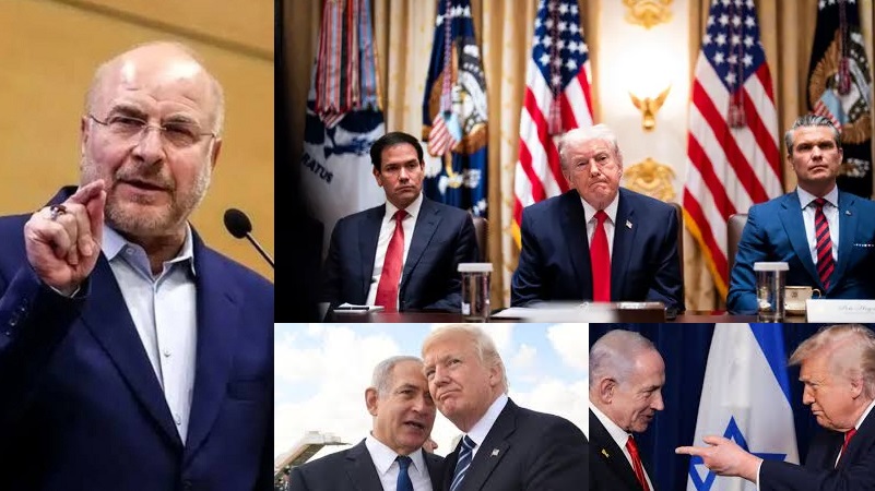 Ketua Parlemen Iran Mohammad Bagher Ghalibaf mengjek langkah-langkah sembrono Presiden Donald Trump yang mengikuti arahan Perdana Menteri Israel Benjamin Netanyahu telah menyeret Amerika ke dalam neraka yang mengerikan bagi setiap keluarga. (Ist)