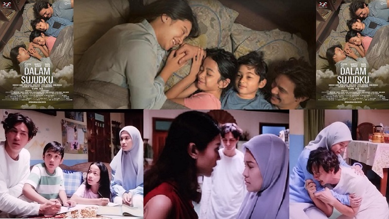 Mengangkat kisah nyata pernikahan jarak jauh (long distance marriage) film “Dalam Sujudku” siap memainkan emosi para penonton di Tanah Air mulai Kamis (16/4/2026). (Gungdewan/Ist)