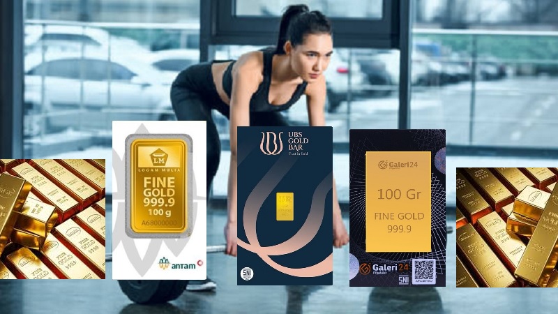 Mau borong? Rasanya hari ini, Jumat (17/4/2026), bisa dilakukan mumpung harga emas PT Aneka Tambang (Antam), Galeri24 dan UBS kompak turun. (Ist)