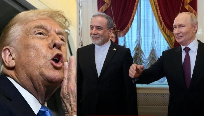 Ketika Presiden Amerika Serikat (AS) Donald Trump sibuk membahas proposal baru Iran, Menteri Luar Negeri Iran  Abbas Araghchi mendapat dukungan dari Presiden Rusia Vladimir Putin saat bertemu di St. Petersburg. (Ist)