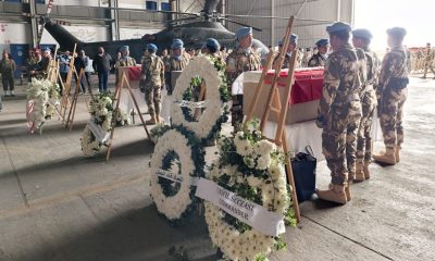 Tiga Prajurit TNI yang Gugur di Lebanon Mendapat Penghormatan Terakhir dari UNIFIL