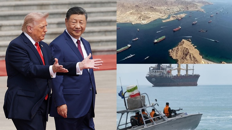 Ketika Presiden Amerika Serikat (AS) Donald Trump bertemu Presiden Tiongkok Xi Jinping di Beijing, ketegangan di Selat Hormuz makin meningkat, Kamis (15/5/2026). (Ist)