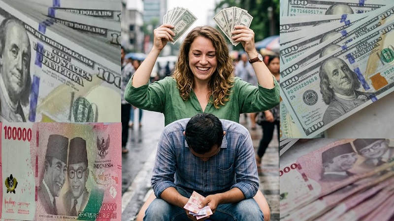 Terus melemahnya nilai tukar (kurs) rupiah terhadap dolar Amerika Serikat (AS) yang hari ini, Selasa (26/5/2026), kembali mencetak rekor terlemah berpotensi meningkatkan pemutusan hubungan kerja (PHK). (AI/Ist)