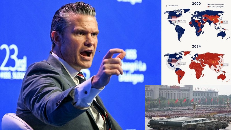 Melihat perkembangan pengaruh dan peningkatkan kekuatan militer China, Menteri Pertahanan Amerika Serikat Pete Hegseth mendesak sekutu-sekutunya di Asia meningkatkan belanja militer untuk memperkuat pertahanan sendiri. (Ist)