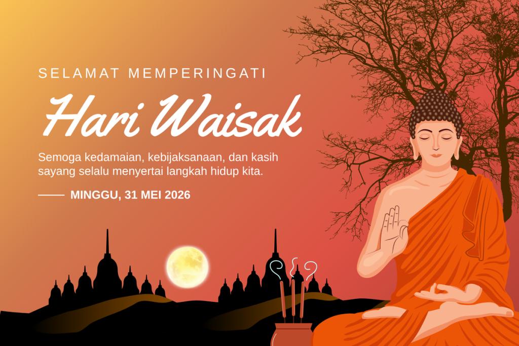 Menag Ajak Umat Tebar Kebaikan dan Perdamaian di Momen Waisak 2026
