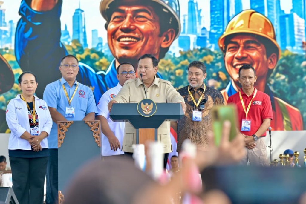 Presiden Prabowo Sahkan UU Perlindungan Pekerja Rumah Tangga, Saat Perayaan Hari Buruh